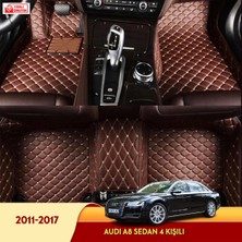 Miren Audi A8 2011-2017 Sedan 4 Kişili 5d Havuzlu Suni Deri Oto Paspas