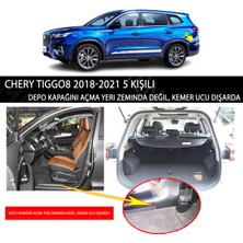 Miren Chery Tiggo 8 2018-2021 5 Kişili Uyumlu 5d Havuzlu Suni Deri Oto Paspas