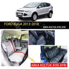 MİREN Ford Kuga 2013-2018 Uyumlu 5d Havuzlu Suni Deri OTO PASPAS