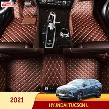 Miren Hyundai Tucson L 2021 Uyumlu 5d Havuzlu Suni Deri Oto Paspas