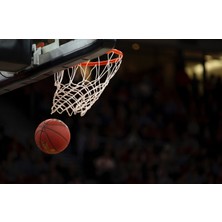 Attiba Marka Üç Renkli Basket Ağı/ (2 Adet - 1 Çift) Basket Filesi Floş Ip 3mm