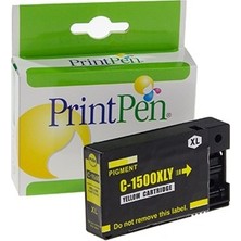 Print Pen Canon PGI1500xL 1 Takım(Sarı-Mavi-Kırmızı-Siyah) Muadil Kartuş Maxıfy MB2050 MB21.50 MB21.55 MB2350 MB2750 MB2755