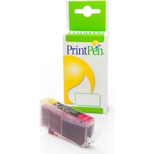 Print Pen Canon CLI-526 1 Takım (Siyah + Mavi + Sarı + Kırmızı) Muadil Kartuş