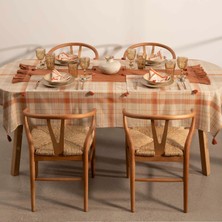 The Mia Ekose Masa Örtüsü Dikdörtgen - 200 x 150 cm