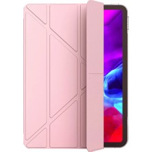 Smart Tech Apple iPad Pro 12,9 Inç 3 Nesil 2018 Smart Cover Arkası Şeffaf Tablet Kılıfı