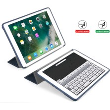 Smart Tech Apple iPad Pro 12,9 Inç 3 Nesil 2018 Smart Cover Arkası Şeffaf Tablet Kılıfı