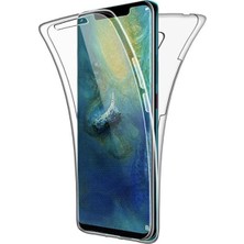 Microcase Huawei Mate 20 Pro 360 Tpu Serisi Ön Arka Full Cover Şeffaf Kılıf