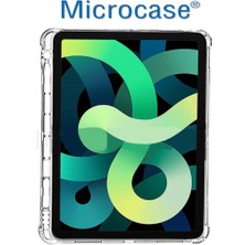 Microcase iPad Air 5 10.9 Inc Kalem Koymalı Silikon Kılıf -Şeffaf