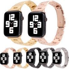 Yue Store Apple Watch 7 45 mm / 6 & Se & 5 & 4 44 mm / 3 & 2 & 1 42 mm Gümüş Için Kayış Kordon (Yurt Dışından)