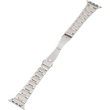 Yue Store Apple Watch 7 45 mm / 6 & Se & 5 & 4 44 mm / 3 & 2 & 1 42 mm Gümüş Için Kayış Kordon (Yurt Dışından)