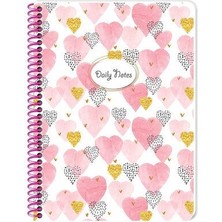 Keskin Color Princess Spiralli Karton Kapak 80 Yaprak 16X22 Çizgili Defter