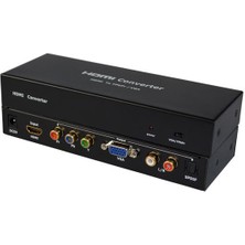 Beek Bs-Hv HDMI To VGA Ypbpr 1 x HDMI Girişi 1 x VGA Çıkış 2 x Rca Ses Çıkışlı Adaptör