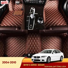 MİREN Bmw 5 Serisi 2004-2010 sedan uzun kasa Uyumlu 5d Havuzlu Suni Deri OTO PASPAS