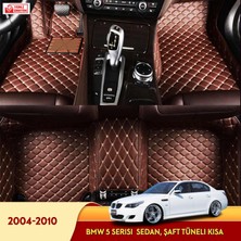 MİREN Bmw 5 Serisi 2004-2010 sedan Uyumlu 5d Havuzlu Suni Deri OTO PASPAS