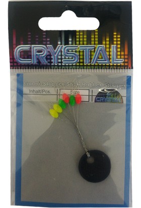 Crystal Renkli Kauçuk Stopper S (6'lı)