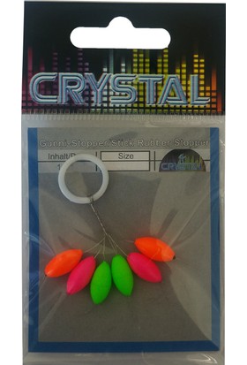 Crystal Renkli Kauçuk Stopper No:2 (6'lı)