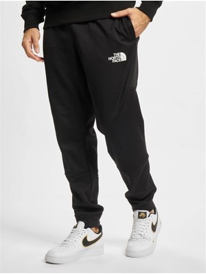 The North Face Siyah Fleece Eşofman Altı Erkekler için Büzme İpli Bel Bandı ile Rahat Kullanım