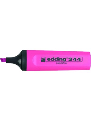 Edding E-344 Fosforlu Kalem Pembe 10 Lu ED34409 (1 Paket 10 Adet)