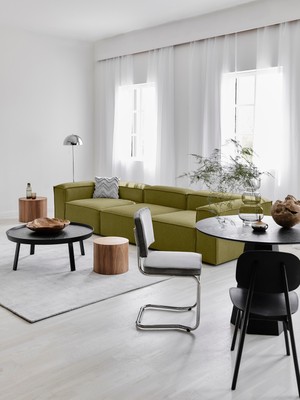 Eriza Home Relax Soft 3 Modül Koltuk (Yağ Yeşili)