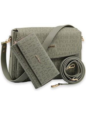 Just Polo Kadın 3 Bölmeli Mıknatıs Kapaklı El ve Omuz Çantası PBU2186-1003