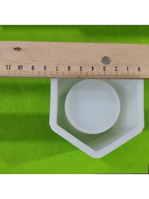 Bardak Reçine Epoksi ve Beton Kalıbı - Altıgen -Kod:929