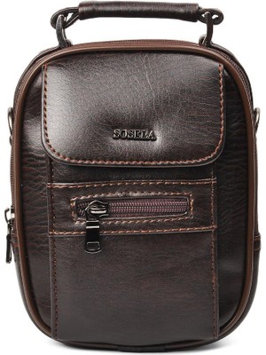 Sosela 45-3018 Kahve Erkek El Çantası