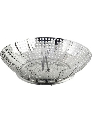 Pazariz Evene Buharda Pişirme Aparatı Haşlama Sepeti Katlanabilir Sebze Pişirme