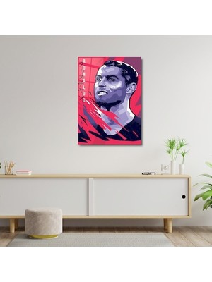 Art of Wall Artofwalldesign ''christiano Ronaldo'' Cam Tablo Uv