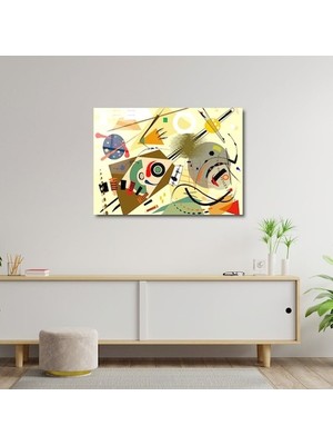 Art of Wall Artofwalldesign ''bej Fantezi'' Cam Tablo Uv