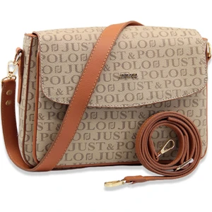 Just Polo Kadın 3 Bölmeli Mıknatıs Kapaklı El ve Omuz Çantası PBU2186