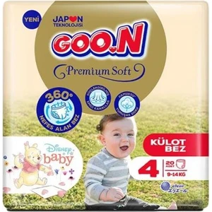 Goon Premium Soft 4 Numara Külot Bez 9-14 kg 20 Adet