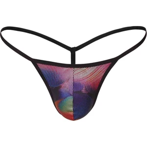Erkek Polyamid Çok Renkli Parlak Tanga String 1300