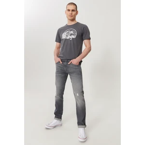 Erkek Larston  Siyah Slim Tapered Düşük Bel Dar Paça Esnek Jean Pantolon