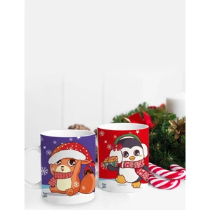 Yılbaşı Sweety Animals Ikili Kupa Seti