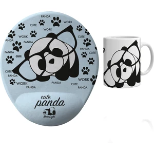 Glasses Panda Kupa Bardak ve Mousepad Seti