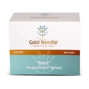 Gold Needle 0.25*0.25 mm Gold Needle Akupunktur Kuru Iğne