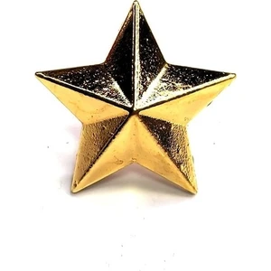 Askeri Malzeme Yüzbaşı Harici Üniforma Metal Rütbe ( 6'lı Yıldız Takım)