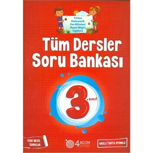 4 Adım Yayınları 4 Adım 3. Sınıf Tüm Dersler Soru Bankası
