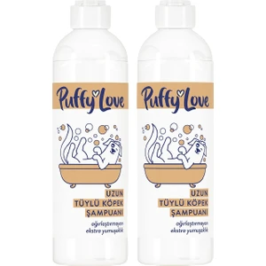 Puffy Love Hayvan Dostu Uzun Tüylü Köpek Şampuanı 370 ml X2