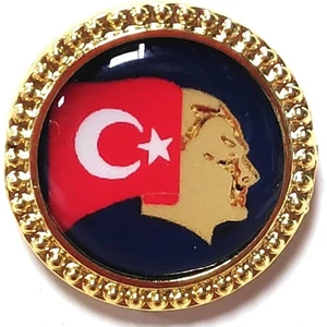 Askeri Malzeme Harici Ceket Atatürk Rozeti
