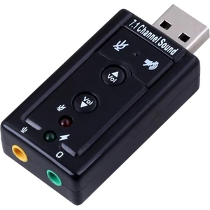 USB Ses Kartı Virtual Sound Tak Kullan Kulaklık Mikrofon Çıkışı 7.1 Channel Harici Ses Kartı
