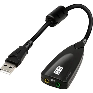 Kablolu USB Ses Kartı 5hv2 Sound Tak Kullan Kulaklık Mikrofon Çıkışı Harici Ses Kartı