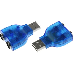 USB - Ps2 Adaptörü USB A Erkek - Çift Ps/2 Dişi Dönüştürücü Splitter Klavye Mouse