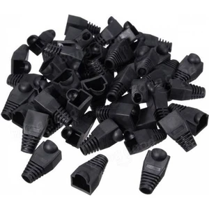 RJ45 Jack Koruma Kılıfı Bot Siyah (100 Adet)