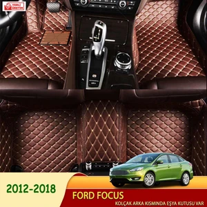 MİREN Ford Focus 2012-2018 Uyumlu 5d Havuzlu Suni Deri OTO PASPAS