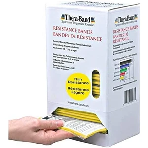 Sarı Yumuşak Egzersiz Pilates Bandı Lastiği 1.5 m Paketli