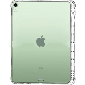 iPad Air 5 10.9 Inc Kalem Koymalı Silikon Kılıf -Şeffaf