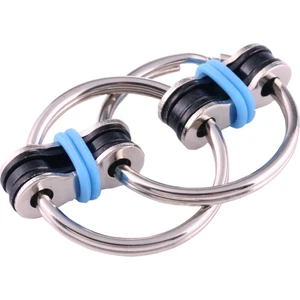 Anahtar Yüzük Tri-Spinner Anti Anksiyete Mavi (Yurt Dışından)