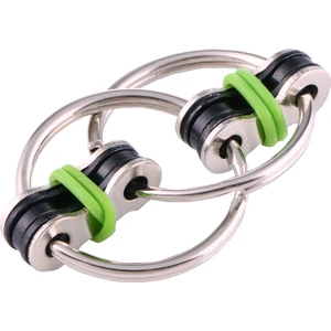 Anahtar Yüzük Tri-Spinner Anti Anksiyete Yeşil (Yurt Dışından)