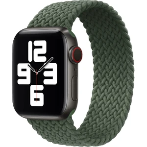Yue Store Apple Watch S 6 & Se 44 mm Için Watch Band Boyut M 155 mm Koyu Zeytin Yeşili Kordon (Yurt Dışından)